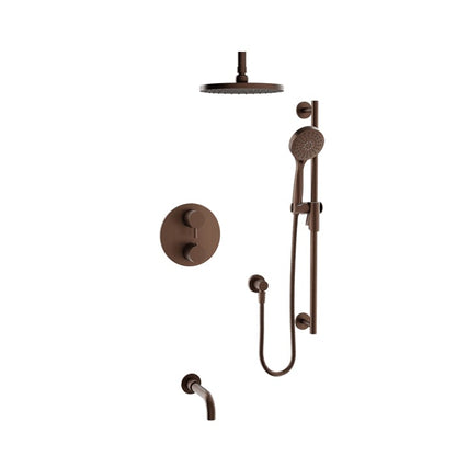 Baril Zip B66 Thermostatic Pressure-Balanced Tub & Shower Kit Trim - Venetian Bronze