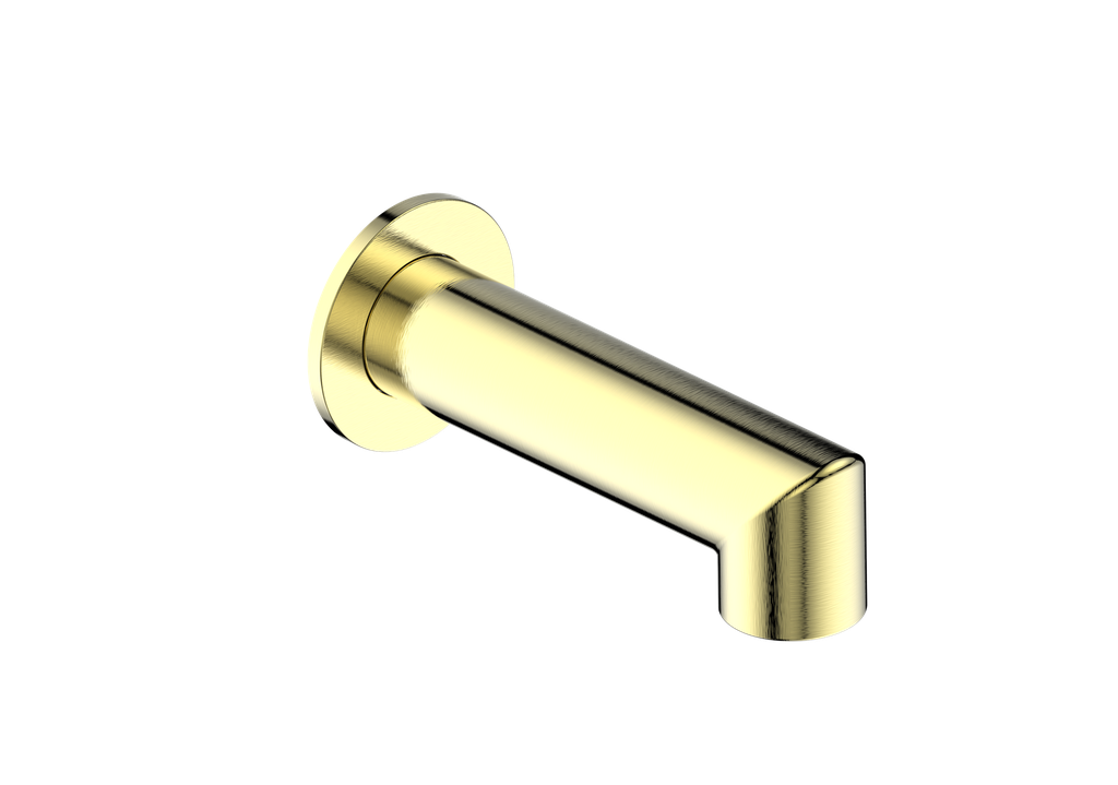 Vogt Round Slip-On Tub Spout TS.03.06 in Brushed Gold