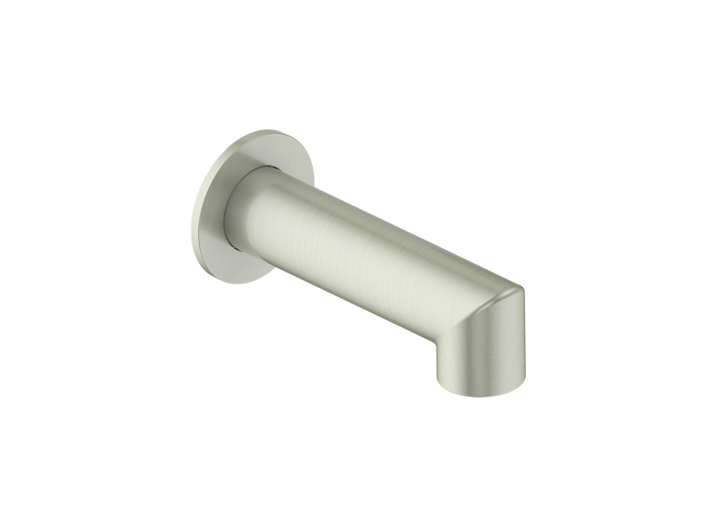 Vogt Round Slip-On Tub Spout TS.03.06 in Brushed Nickel