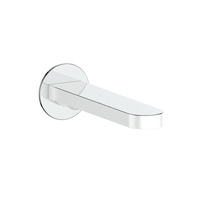 Vogt Lusten Tub Spout TS.05.07 in Chrome/Glossy White