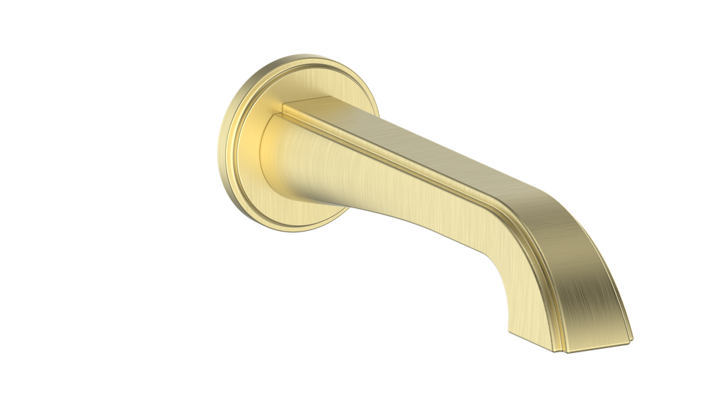Vogt Zehn Tub Spout - Brushed Gold (TS.09.07.BG)