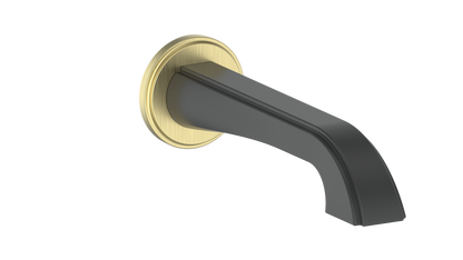 Vogt Zehn Tub Spout - Brushed Gold / Matte Black (TS.09.07.BGB)
