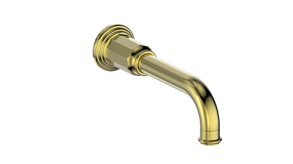Vogt Carinthia Tub Spout in Brushed Gold – TS.10.07.BG