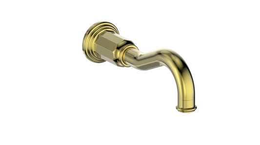 Vogt Carinthia Traditional Tub Spout in Brushed Gold – TS.11.07.BG