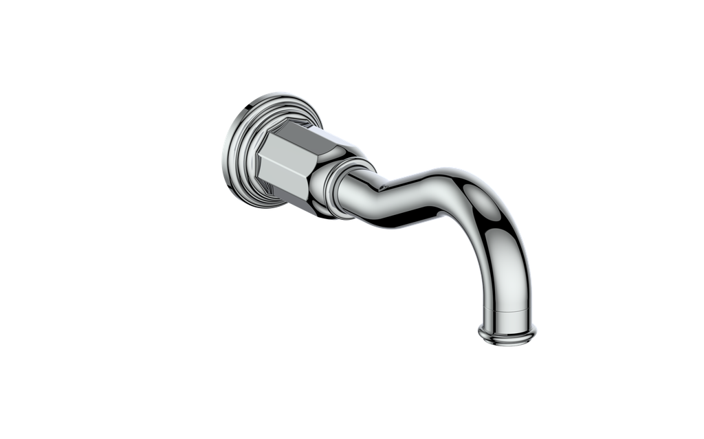 Vogt Carinthia Traditional Tub Spout in Polished Chrome – TS.11.07.CC