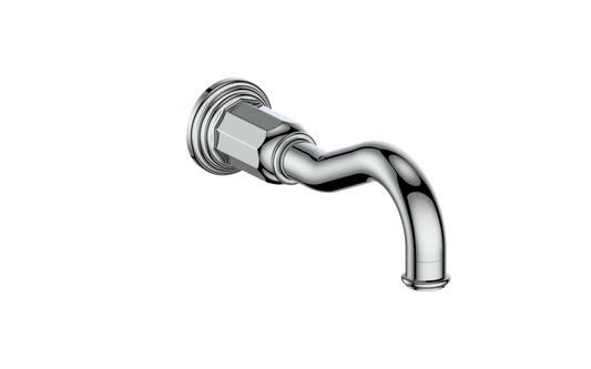 Vogt Carinthia Traditional Tub Spout in Polished Chrome – TS.11.07.CC