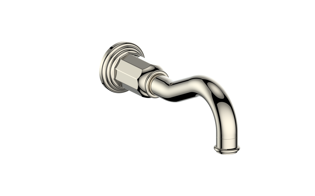 Vogt Carinthia Traditional Tub Spout in Polished Nickel – TS.11.07.PN