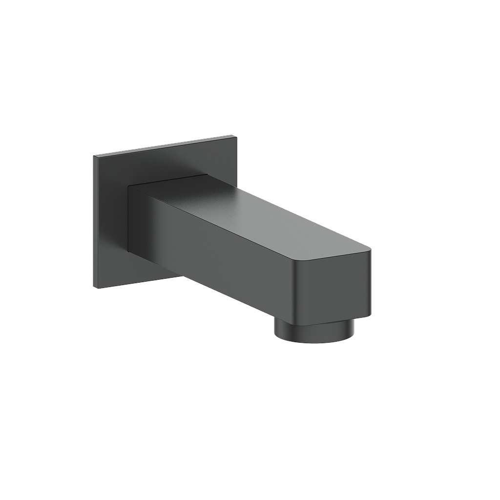 Vogt Square Slip-On Tub Spout TS.41.06 in Matte Black