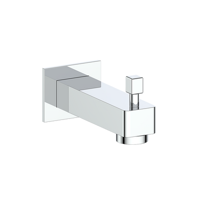 Vogt Square Slip-On Tub Spout with Diverter TS.41.07 in Polished Chrome