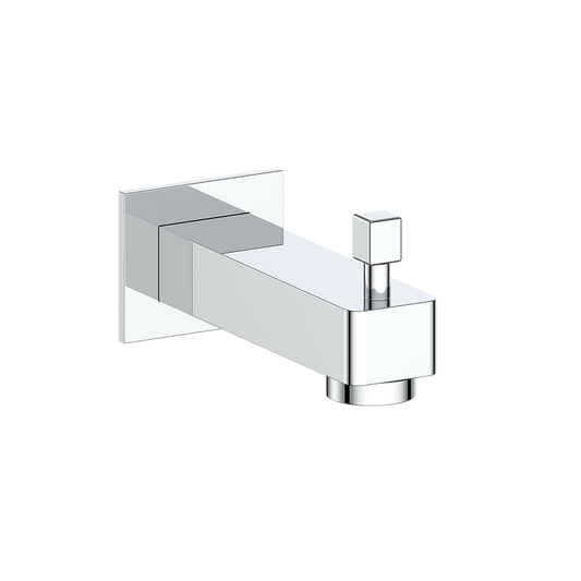 Vogt Square Slip-On Tub Spout with Diverter TS.41.07 in Polished Chrome