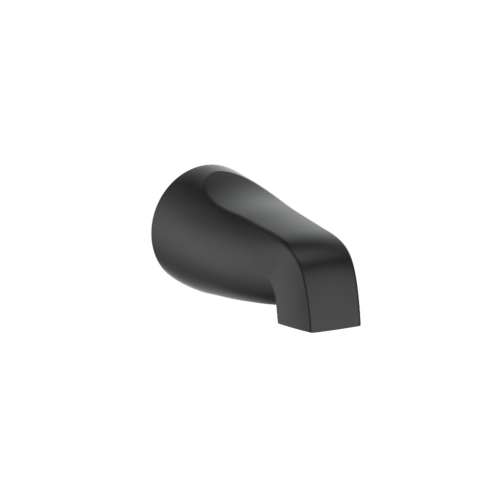 Vogt Round Slip-On Tub Spout TS.42.06 in Matte Black