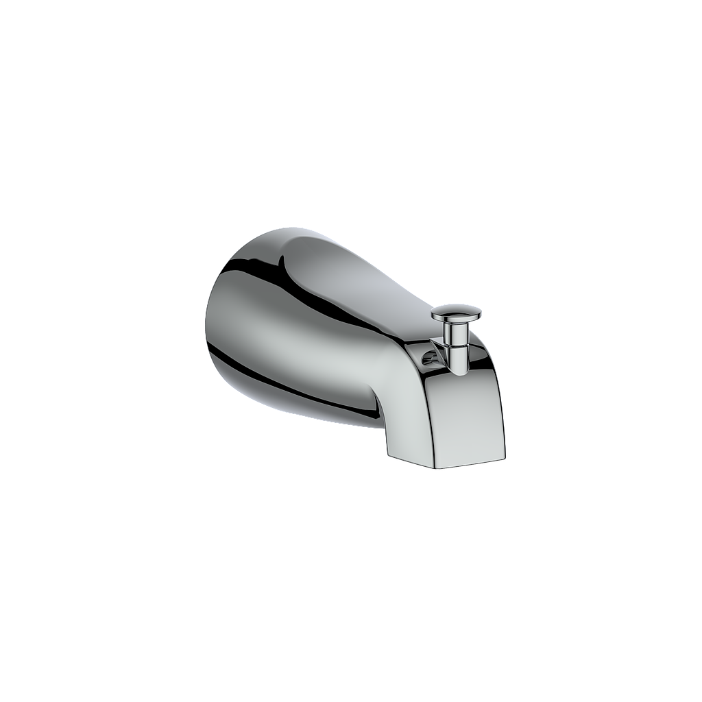 Vogt Round Slip-On Tub Spout with Diverter TS.42.07 in Polished Chrome