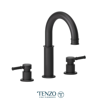 Tenzo Alyss 8 Inch Widespread Lavatory Faucet Without Drain - ALY13 - Matte Black