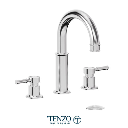 Tenzo Alyss 8 Inch Lavatory Faucet With (Overflow) Drain - ALY13-XX