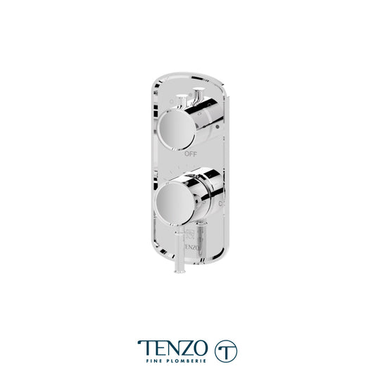 Tenzo Alyss ALYPB33 3-function pressure balance shower valve in polished chrome