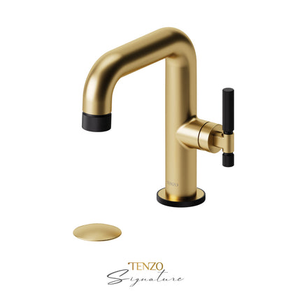 Tenzo Bellacio BE10-F brushed gold with matte black