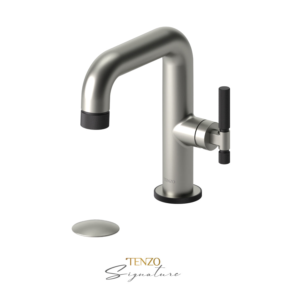 Tenzo Bellacio BE10-F brushed nickel with matte black