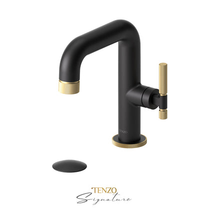 Tenzo Bellacio BE10-F matte black with brushed gold