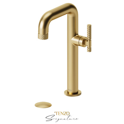 Tenzo Bellacio BE10H-C tall brushed gold