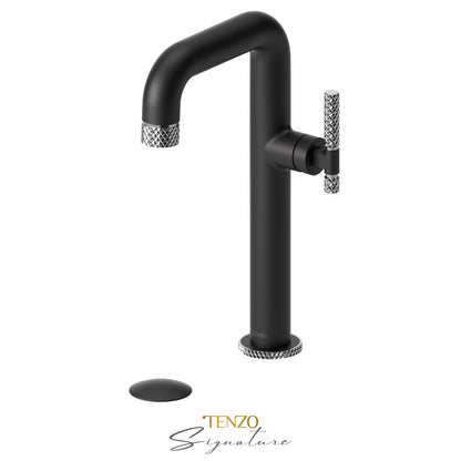 Tenzo Bellacio BE10H-C tall matte black with chrome
