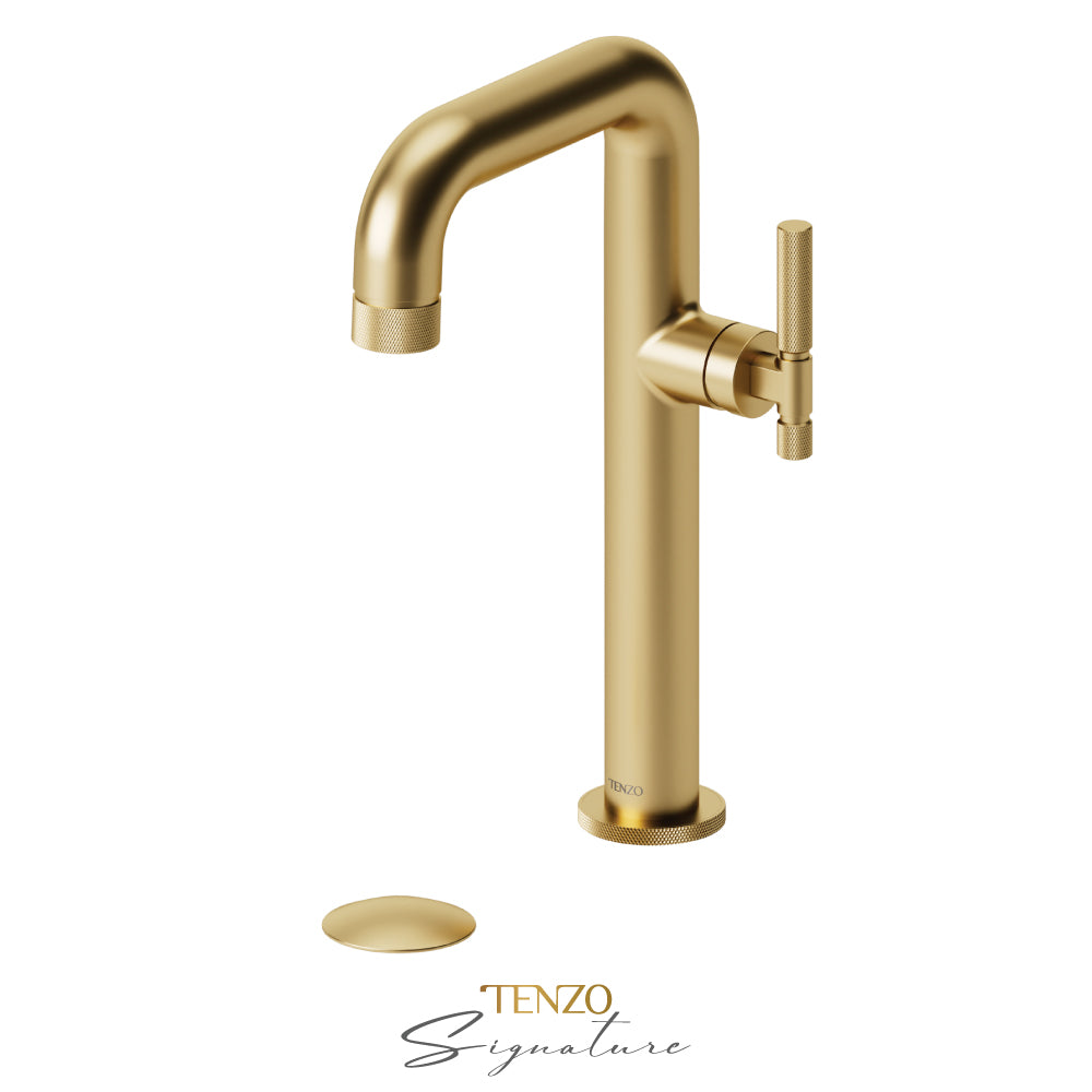 Tenzo Bellacio BE10H-F tall brushed gold