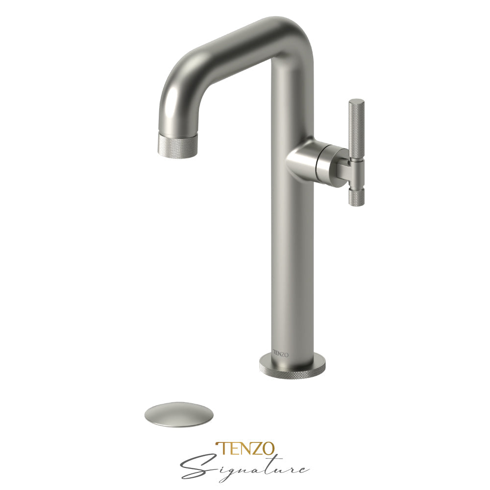 Tenzo Bellacio BE10H-F tall brushed nickel
