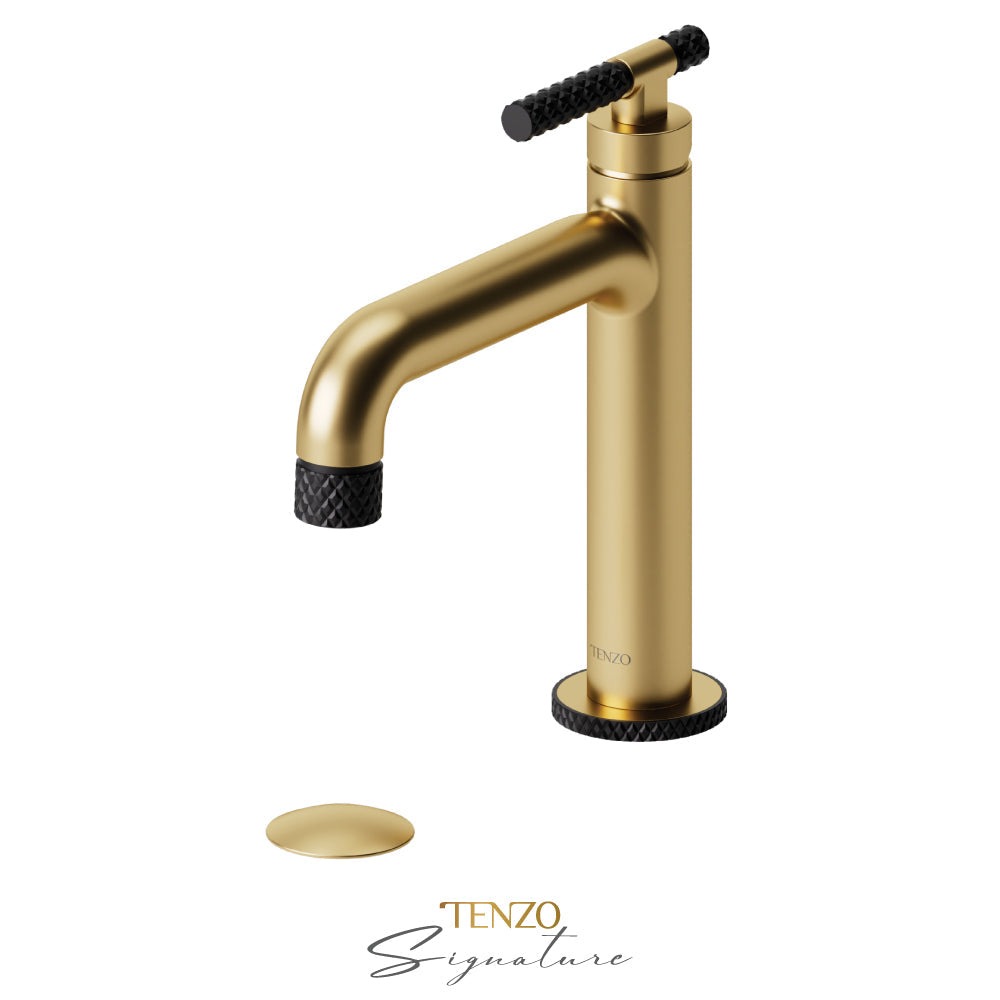 Tenzo Bellacio BE11-C brushed gold with matte black