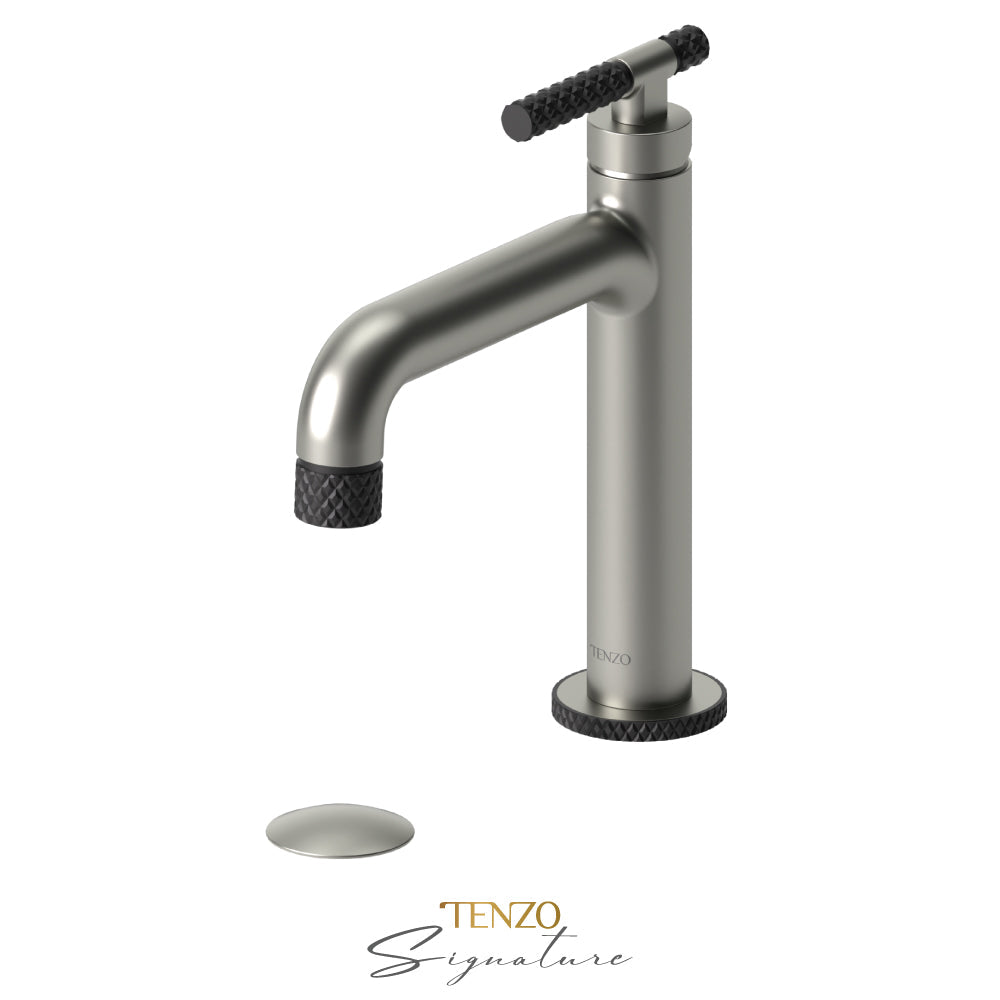 Tenzo Bellacio BE11-C brushed nickel with matte black