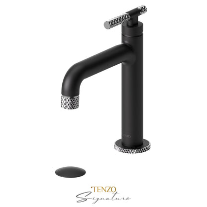 Tenzo Bellacio BE11-C matte black with chrome