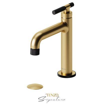 Tenzo Bellacio BE11-F brushed gold with matte black