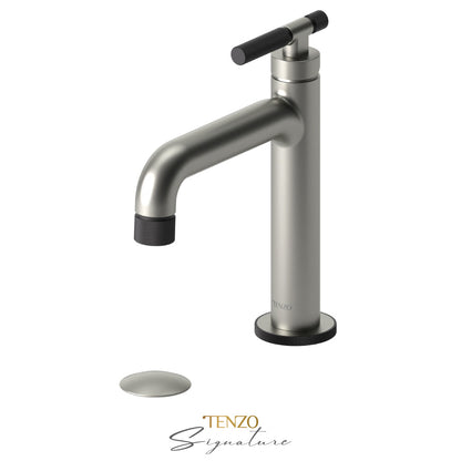 Tenzo Bellacio BE11-F brushed nickel with matte black