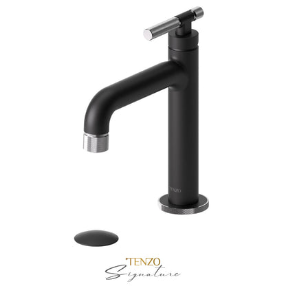 Tenzo Bellacio BE11-F matte black with chrome
