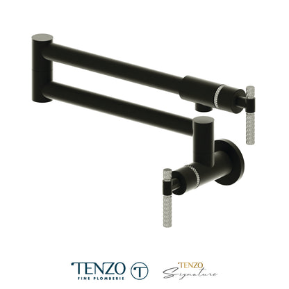 Tenzo Bellacio Pot Filler, Larger Knurled Design BE160-C