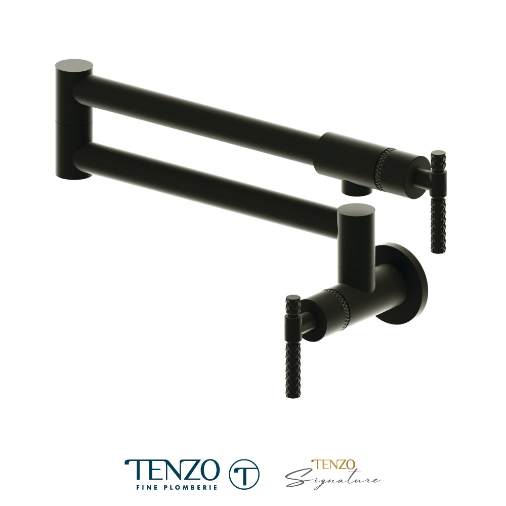 Tenzo Bellacio Pot Filler, Larger Knurled Design BE160-C