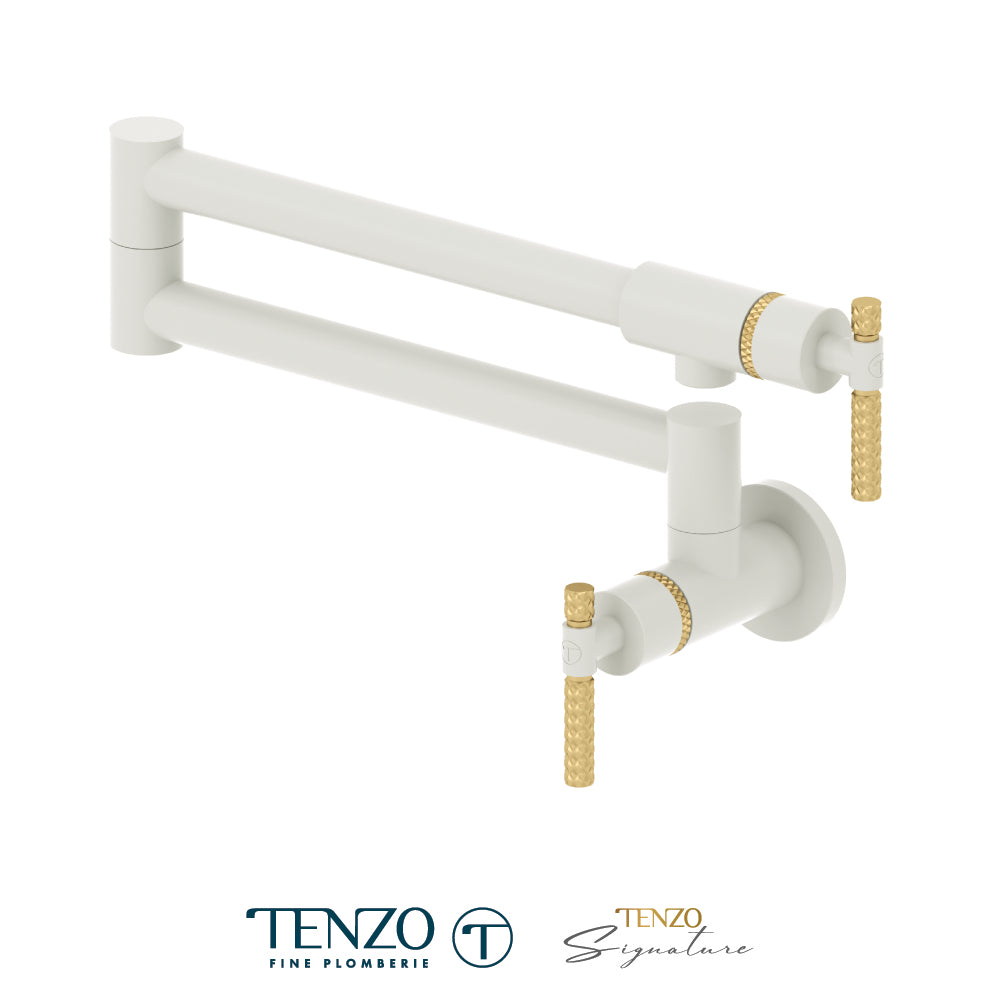 Tenzo Bellacio Pot Filler, Larger Knurled Design BE160-C
