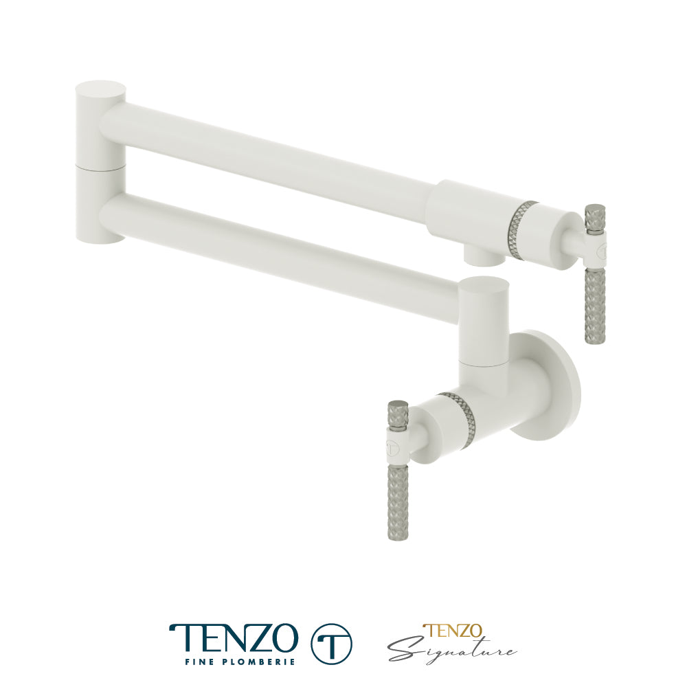 Tenzo Bellacio Pot Filler, Larger Knurled Design BE160-C