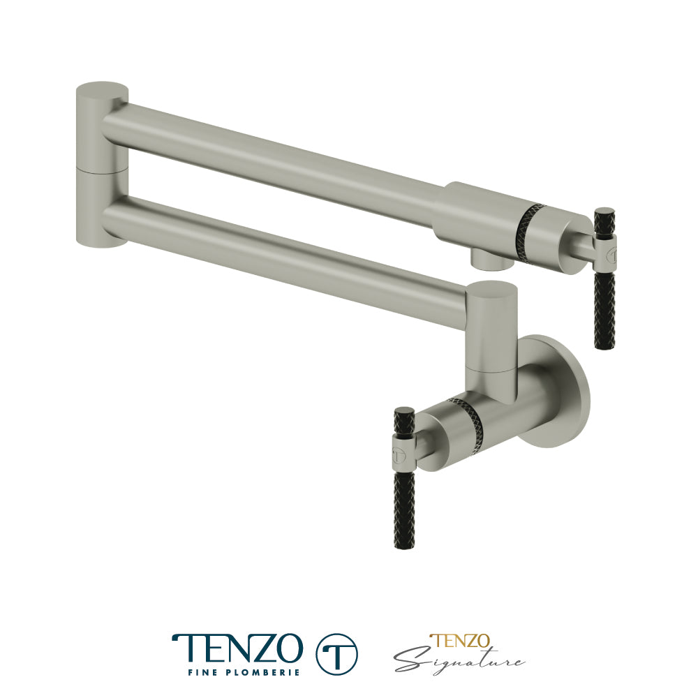 Tenzo Bellacio Pot Filler, Larger Knurled Design BE160-C