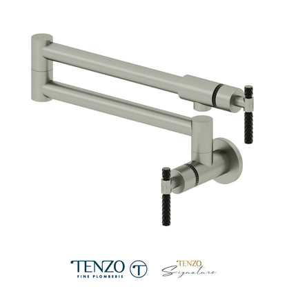 Tenzo Bellacio Pot Filler, Larger Knurled Design BE160-C