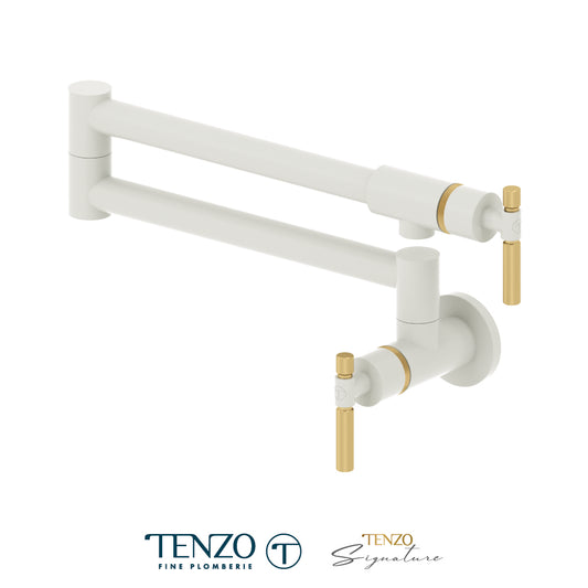 Tenzo Bellacio Robinet de remplissage de casseroles, Design moleté BE160-F