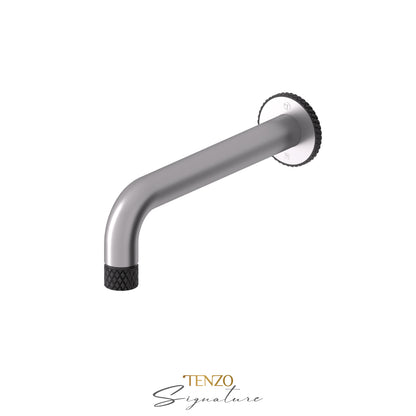Tenzo Bellacio Wall Mount Tub Spout, Larger Knurled - BS-312-C