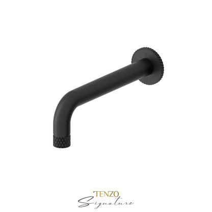 Tenzo Bellacio Wall Mount Tub Spout, Larger Knurled - BS-312-C