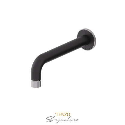 Tenzo Bellacio Wall Mount Tub Spout, Smaller Knurled - BS-312-F