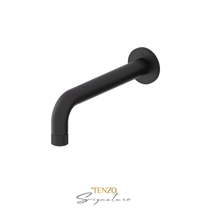 Tenzo Bellacio Wall Mount Tub Spout, Smaller Knurled - BS-312-F
