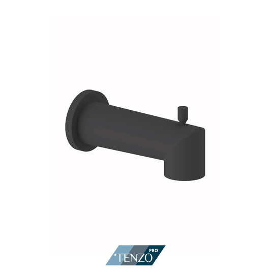 Tenzo BS-403D diverter tub spout, matte black