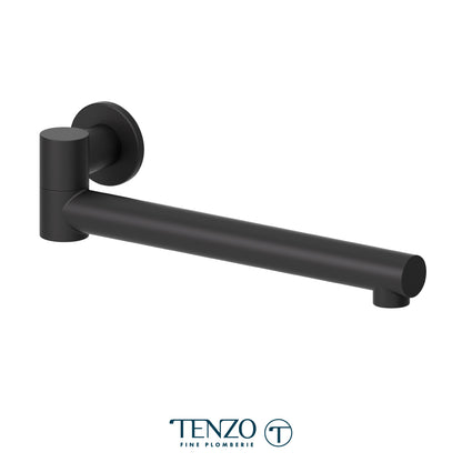 Tenzo Wall Mount Swivel Tub Spout, Round, 30 cm [12”] - BSS-303