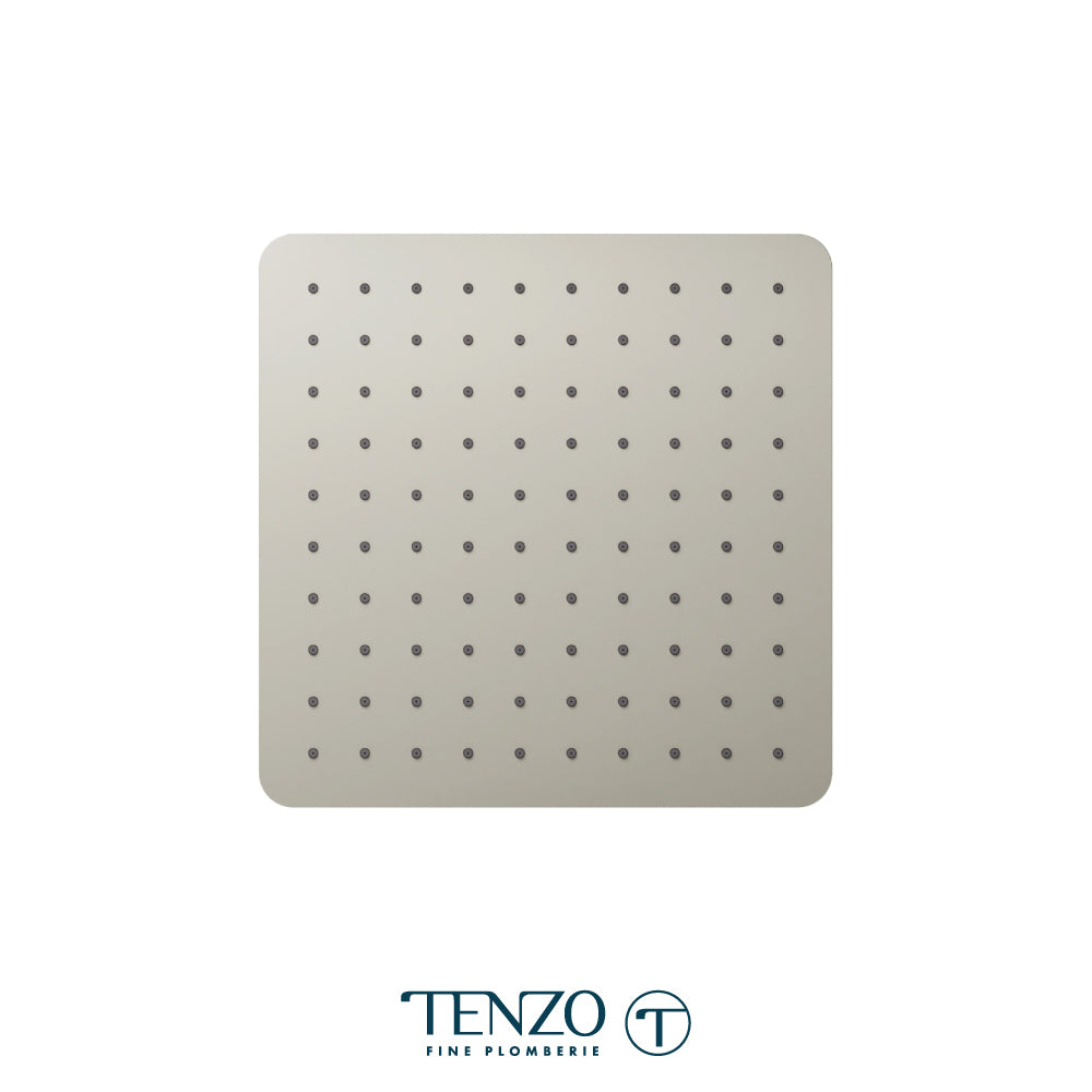Tenzo Quantum Recessed Ceiling Shower Head, 25 x 25 cm [10"] - CSH-10-Q