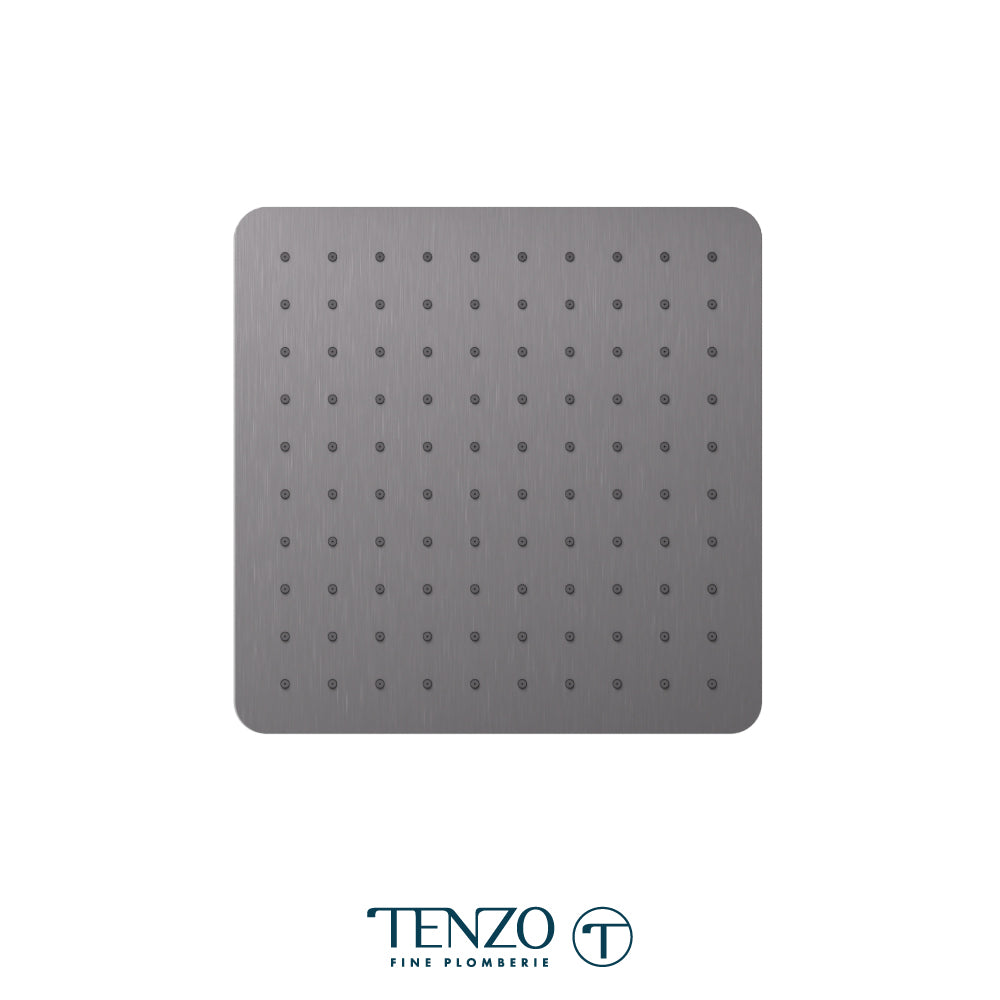 Tenzo Quantum Recessed Ceiling Shower Head, 25 x 25 cm [10"] - CSH-10-Q