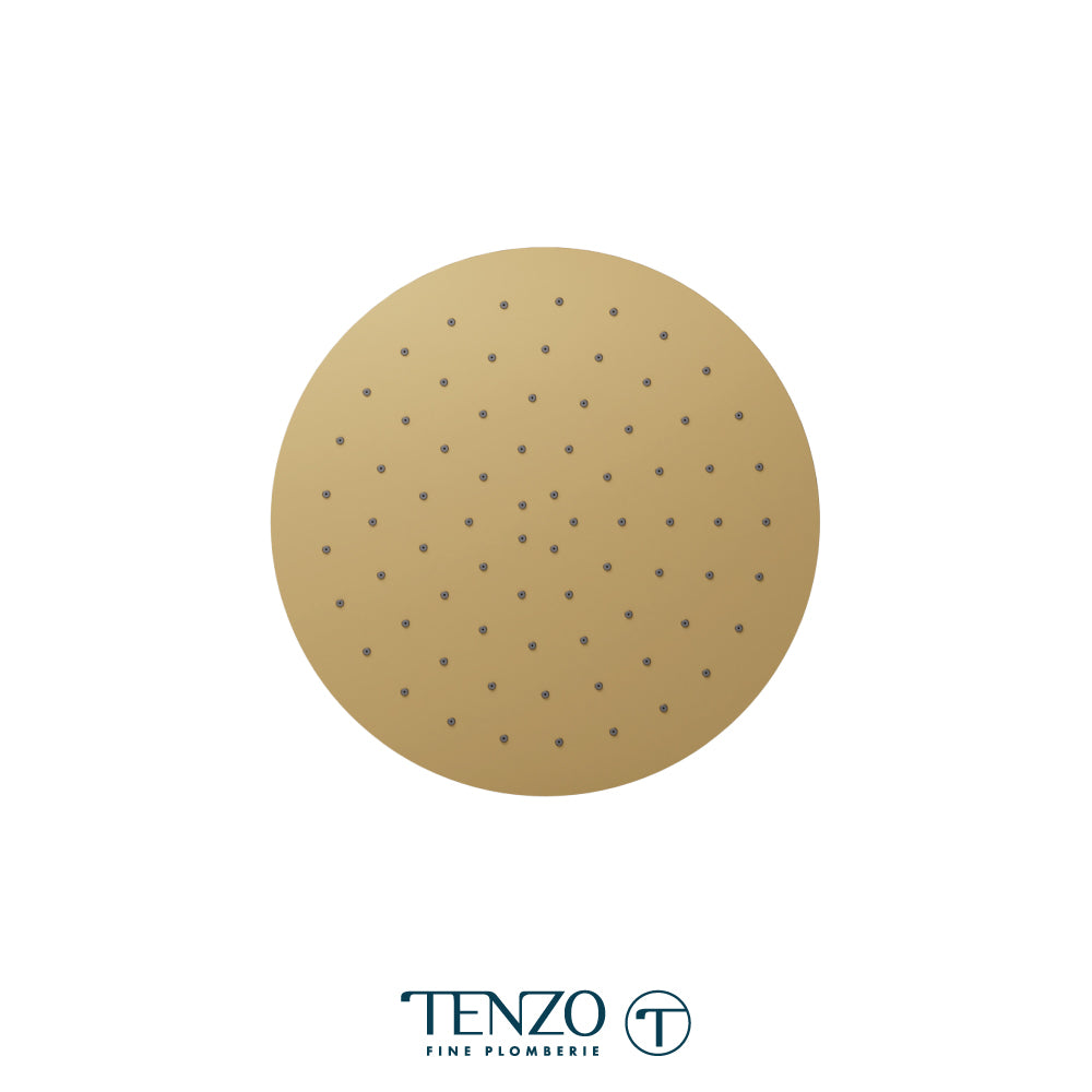 Tenzo Round Recessed Ceiling Shower Head, 25 cm [10"] - CSH-10-R