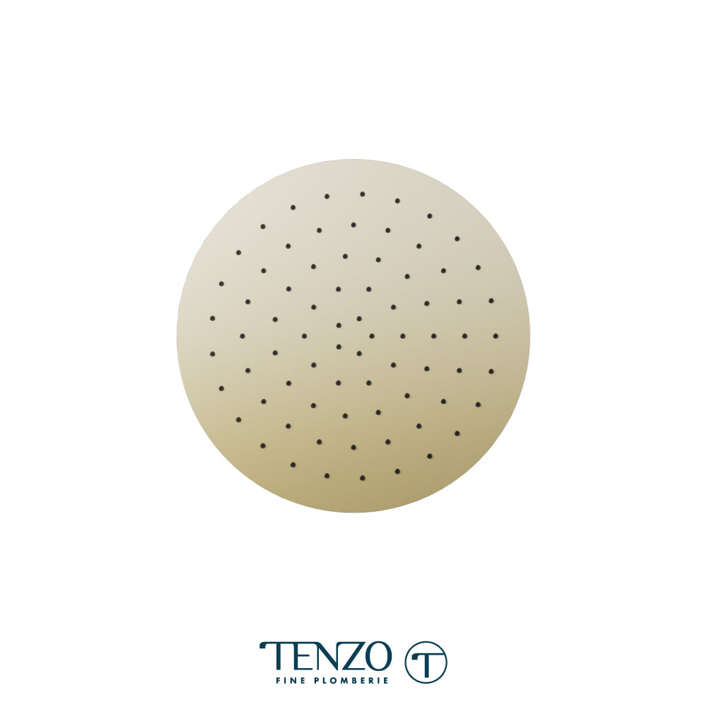 Tenzo Round Recessed Ceiling Shower Head, 25 cm [10"] - CSH-10-R