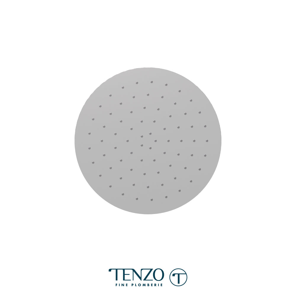 Tenzo Round Recessed Ceiling Shower Head, 25 cm [10"] - CSH-10-R